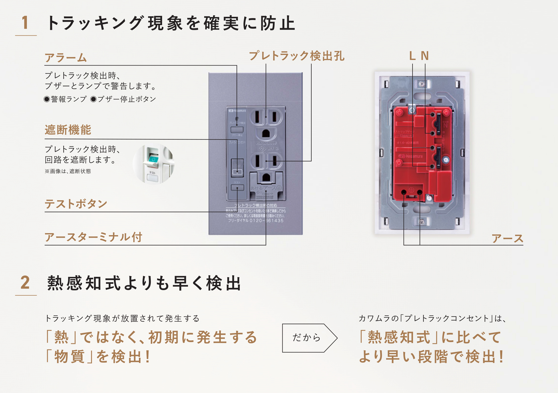 カワムラのプレトラックコンセントはここがスゴイ